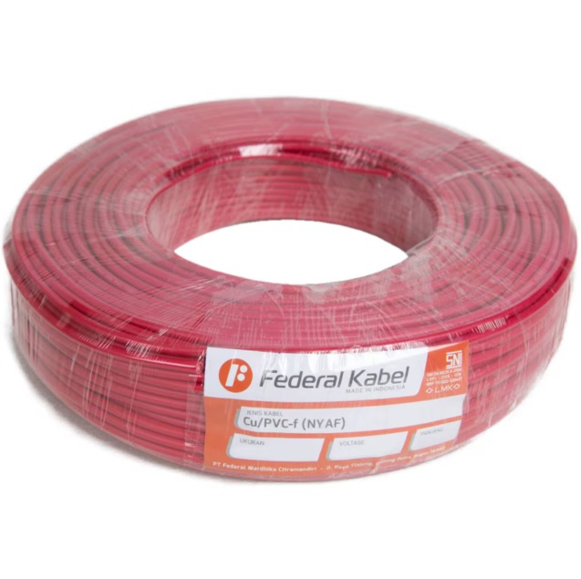 FEDERAL KABEL KONTROL NYAF 1.5MM MERAH